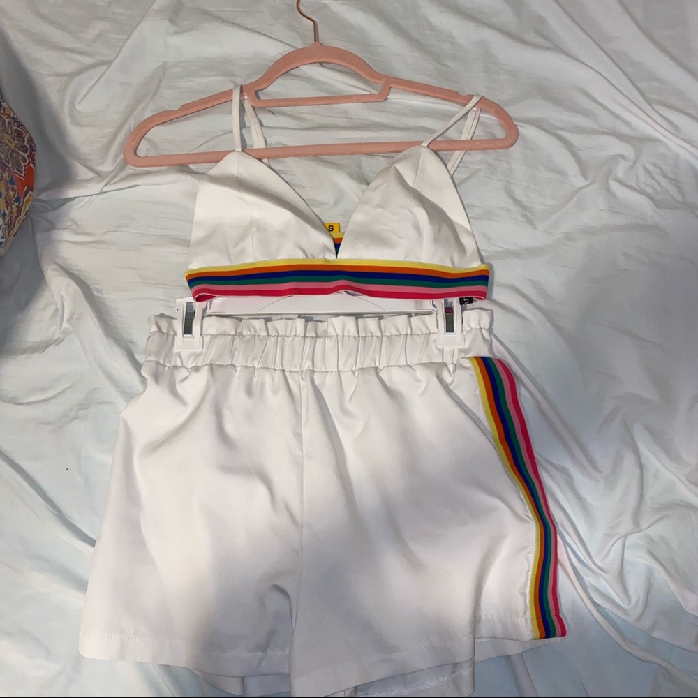 White Two Piece Set